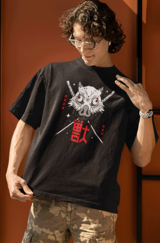 Oversized Classic T-Shirt (Glow in Dark- Inosuke)