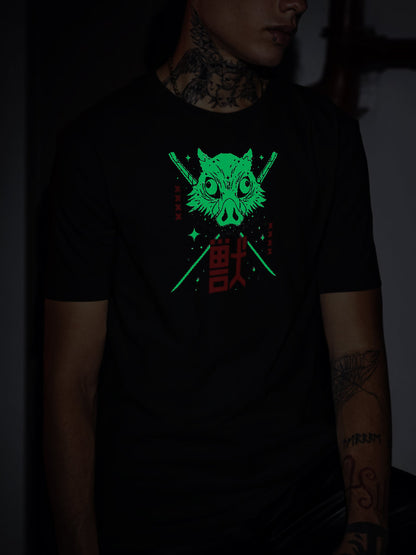 Oversized Classic T-Shirt (Glow in Dark- Inosuke)