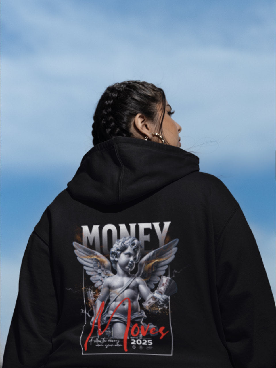 Unisex Hooded SweatShirt (Money moves 2025)