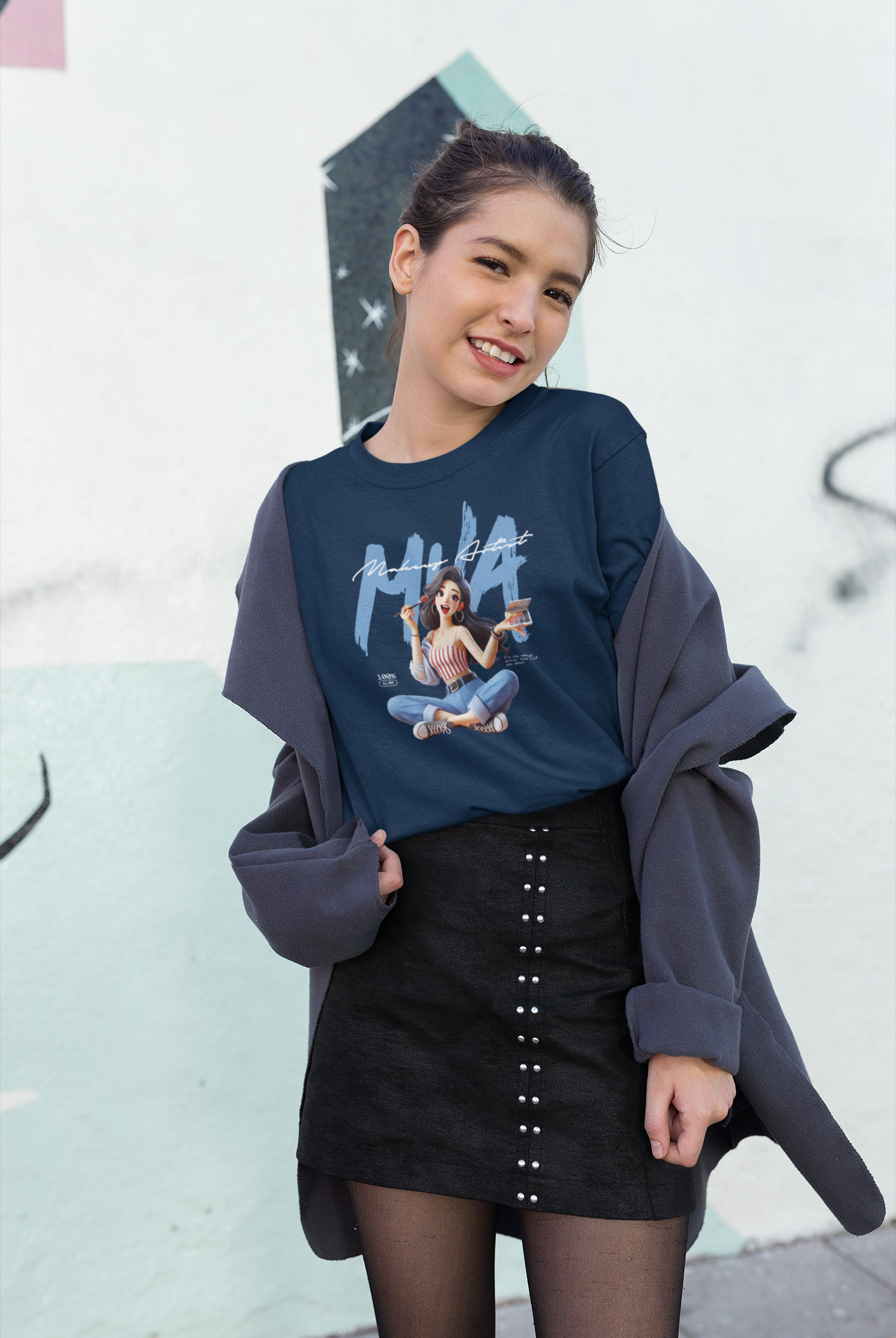 Slay Every Look with the Makeup Artist Oversized T-Shirt!